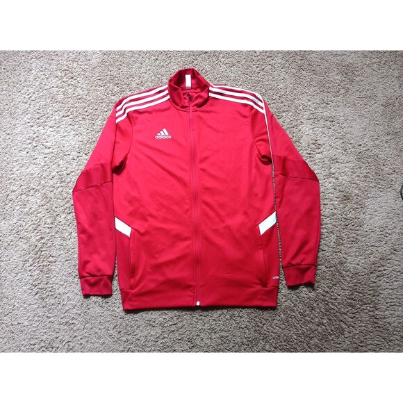 adidas Other - Adidas Tiro Track Jacket Men's Medium Red Long Sleeve Full Zip